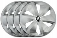KOŁPAKI 14'' PEUGEOT - 107 206 306 405 SREBRNE RCS
