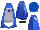 Namiot prysznic przebieralnia przenośne wc niebies
