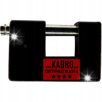 KABRO KŁÓDKA C4-32MM NA KLUCZ ANTYWŁAMANIOWA ATEST
