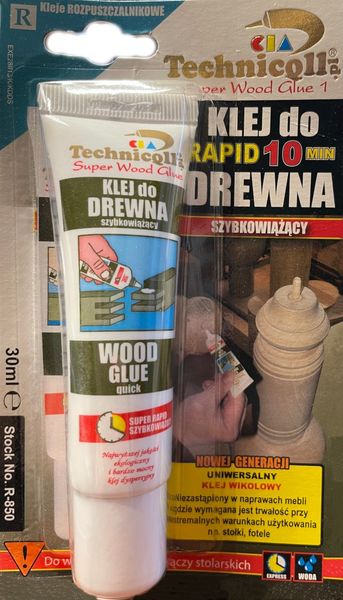 KLEJ DO DREWNA RAPID R-850 TECHNICQLL 30ML zdjęcie 1