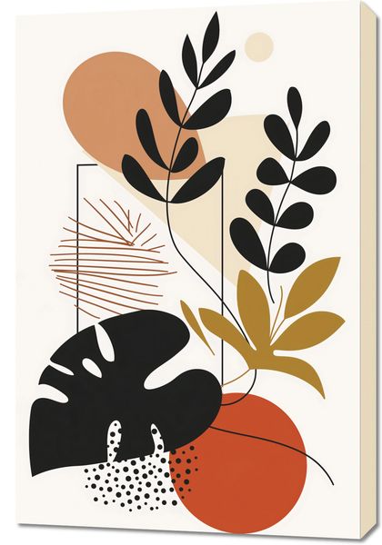 Obraz 60x90cm Zawisły Liść zdjęcie 1
