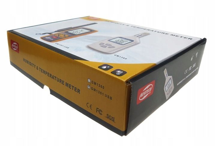 HIGROMETR WILGOTNOŚCIOMIERZ MIERNIK WILGOTNOŚCI I TEMPERATURY POWIETRZA LCD zdjęcie 9