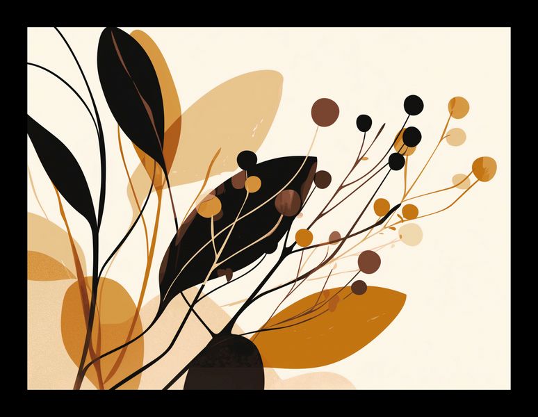 Plakat 20x15cm Jesienne Sylwety zdjęcie 2