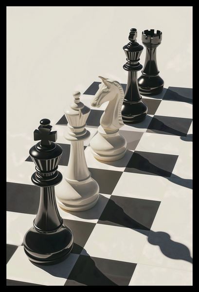 Plakat 30x45cm Szach i Mat zdjęcie 2