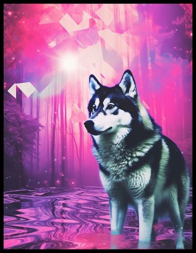 Plakat 50x65cm Wilczy Duch na Arena.pl