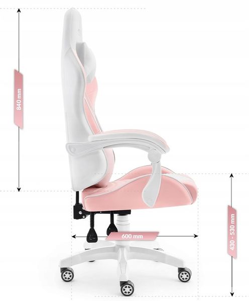 FOTEL GAMINGOWY DLA GRACZA BIUROWY HELL'S zdjęcie 4