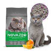 ŻWIREK BENTONITOWY PREMIUM 25L CYTRUSOWY ZBRYLAJĄCY BEZPYŁOWY NATURALNY