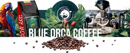 Kawa ziarnista 1kg Kolumbia Świeżo Palona 100% ARABICA - Blue Orca Coffee na Arena.pl