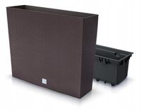 Doniczka podłużna, wysoka RATO Case DRC600T | Umbra, Kształt Prostokątny, Wymiary 18x58x49.8 cm, Kolor Umbra, Prosperplast