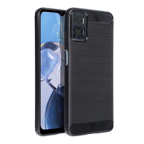Futerał CARBON do MOTOROLA E22 / E22i czarny zdjęcie 1