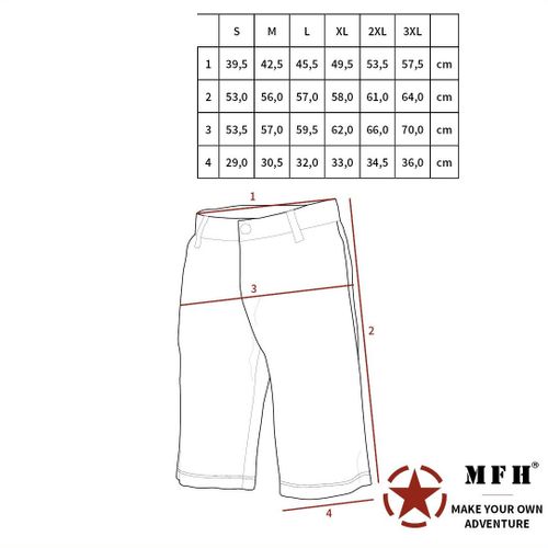 Spodnie US Bermuda BDU khaki XL na Arena.pl