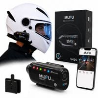 wideorejestrator motocyklowy mufu v40s (2k) przód + tył (8h) +