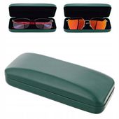 Zielone ETUI NA OKULARY korekcyjne przeciwsłoneczne Futerał Pokrowiec