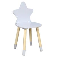 Krzesło dziecięce Puppe szare