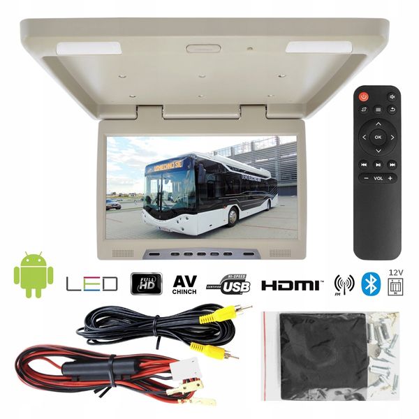 Monitor podsufitowy 17' FHD Bluetooth Android WIFI zdjęcie 2