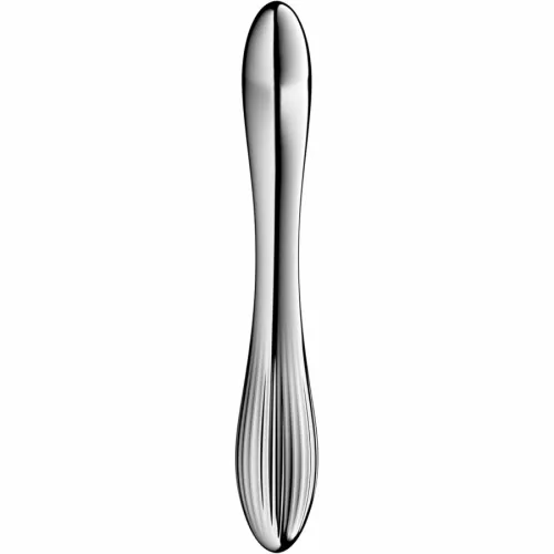 satisfyer pure gravity 1 - dwustronny model ze stali nierdzewnej, srebrny na Arena.pl