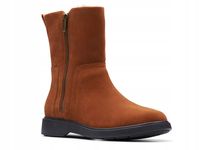 Clarks kozaki damskie do połowy łydki płaski obcas rozmiar 39,5
