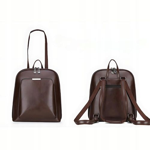 PLECAK SKÓRZANY ZE SKÓRY TOREBKA TORBA DAMSKA A4 POJEMNY ELEGANCKI na Arena.pl