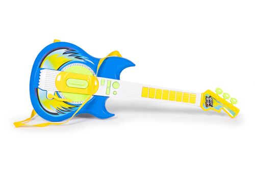 Zestaw gitara elektryczna mikrofon statyw dla dzieci MP3 - niebieska na Arena.pl