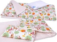 ŚPIWOREK przedszkolaka BOBO minky/bawełna leśna polana