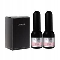 Didier Lab Zestaw: 2 x Hybrydowa Fiber Baza UV/LED, Milky Pink