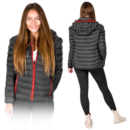 Kurtka podgrzewana czarno-czerwona rozmiar S na Arena.pl