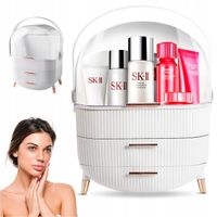 Szkatułka MEGAN organizer kuferek z szufladami na kosmetyki biżuterię