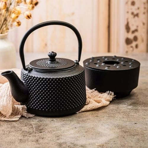 zaparzacz żeliwny dzbanek 0,8l z filtrem i podgrzewaczem kinghoff kh-1847 na Arena.pl