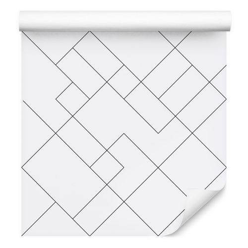 TAPETA DO SALONU NOWOCZESNY WZÓR GEOMETRYCZNY NA ŚCIANĘ DO BIURA na Arena.pl