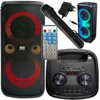 BOOMBOX WIEŻA RADIO MP3 GŁOŚNIK BLUETOOTH KARAOKE