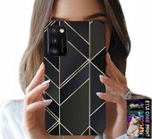 ETUI DO XIAOMI POCO M3 - ZŁOTE RAMKI, ELEGANCKIE WZORY + SZKŁO