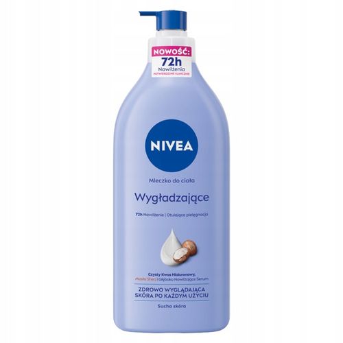 NIVEA Mleczko do ciała z pompką - wygładzające nawilżające - Balsam 625ml na Arena.pl