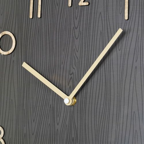 Zegar ścienny szary 38 cm na Arena.pl