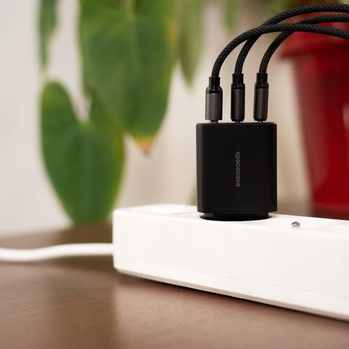 SZYBKA ŁADOWARKA SIECIOWA DO TELEFONU 3X USB USB-C TYP-C 30W QUICK CHARGE na Arena.pl