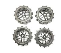 Koła 1/8 buggy łopaty na piasek 4 sztuki HEX 17mm