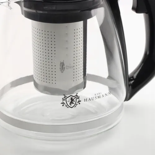 DZBANEK SZKLANY Z STALOWYM ZAPARZACZEM ZAPARZACZ DO HERBATY ZIÓŁ 1500 ML na Arena.pl