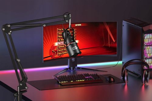 MOZOS MKIT-GX MIKROFON ZE STATYWEM NASTĘPCA MKIT-700PRO V2 DO KOMPUTERA na Arena.pl