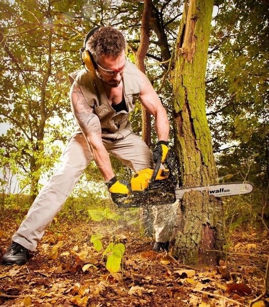 Mocna Piła Spalinowa Łańcuchowa Pilarka olej STIHL Zestaw Prowadnica Łańcuc zdjęcie 5