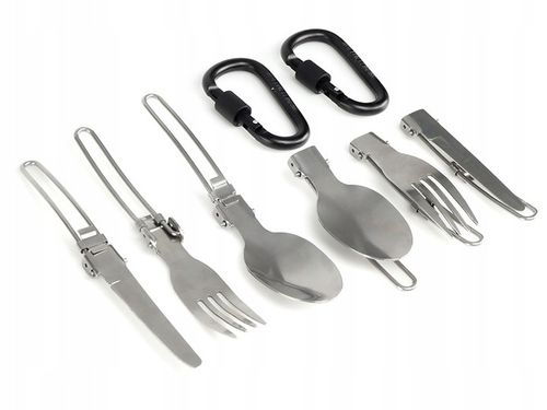 Zestaw naczyń turystycznych, 15 elementów na Arena.pl