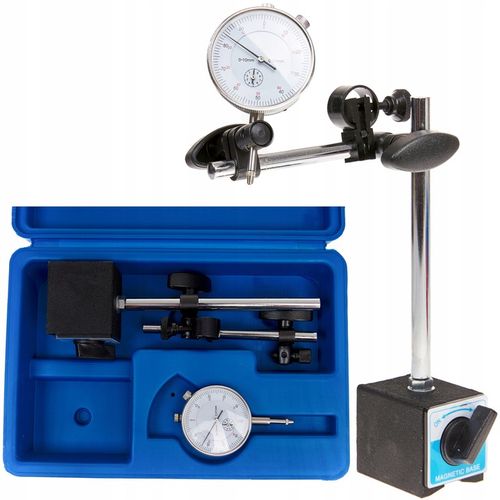 CZUJNIK ZEGAROWY STATYW MAGNETYCZNY 0-10MM+WALIZKA na Arena.pl