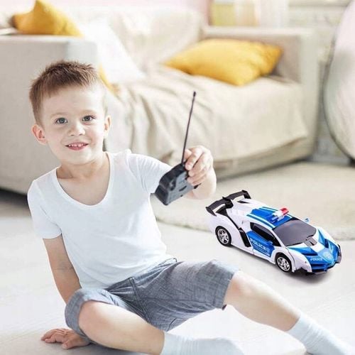 2w1 SAMOCHÓD STEROWANY RADIOWÓZ ROBOT POLICJA AUTOBOT PILOT TRANSFORMACJA na Arena.pl