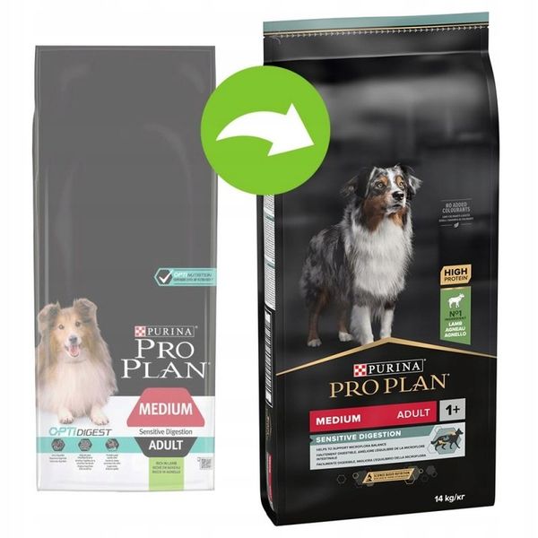 PRO PLAN ADULT SENSITIVE DIGESTION 14 KG zdjęcie 2