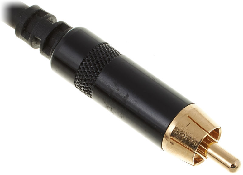 Kabel audio 2x RCA Cinch mini Jack 3,5 mm stereo 3 m pozłacany pro snake zdjęcie 4