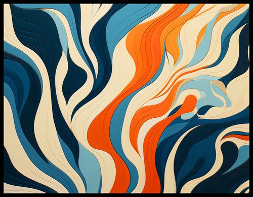 Plakat 65x50cm Oceaniczne Fale na Arena.pl