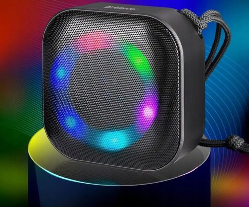 Przenośny Zewnętrzny Głośnik Bluetooth 5.3 LED Mobilny Bezprzewodowy USB-C na Arena.pl