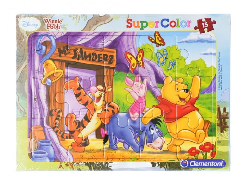 PUZZLE RAMKOWE Kubuś PUCHATEK 15 ELEM zdjęcie 4