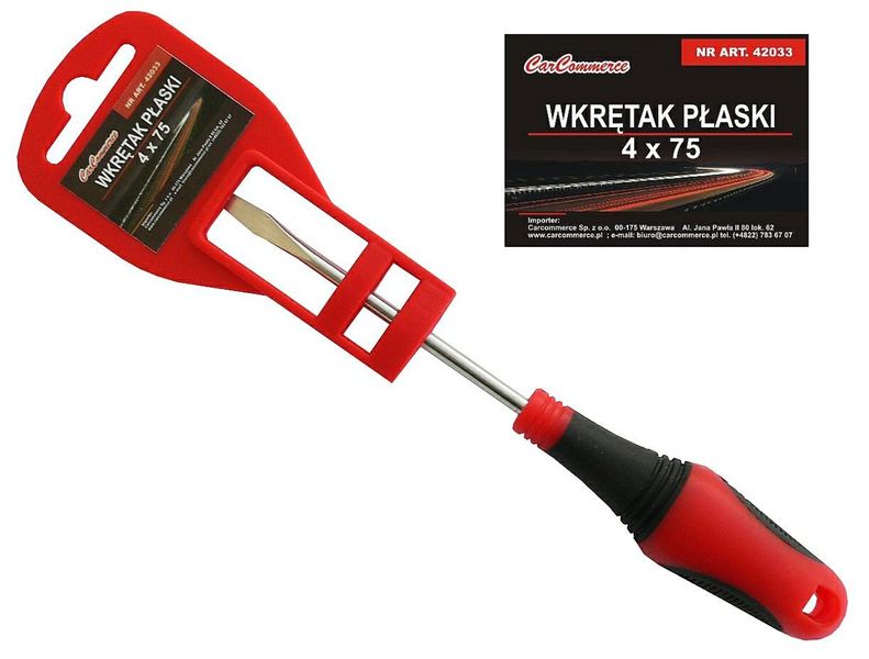 WKRĘTAK PŁASKI 4x75 zdjęcie 1