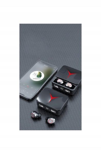 SŁUCHAWKI BEZPRZEWODOWE DOUSZNE M90 PRO MIKROFON BLUETOOTH 5.3 + POWERBANK zdjęcie 7