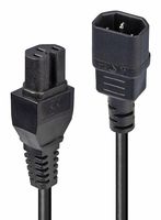 Lindy 2m C14 to C15 Mains Cable,