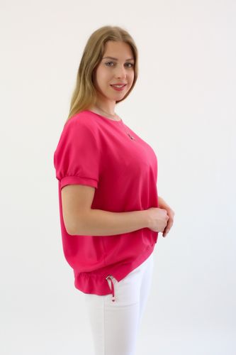 Elegancka bluzka ze ściągnieciem Azzurra Fuksja UNI na Arena.pl